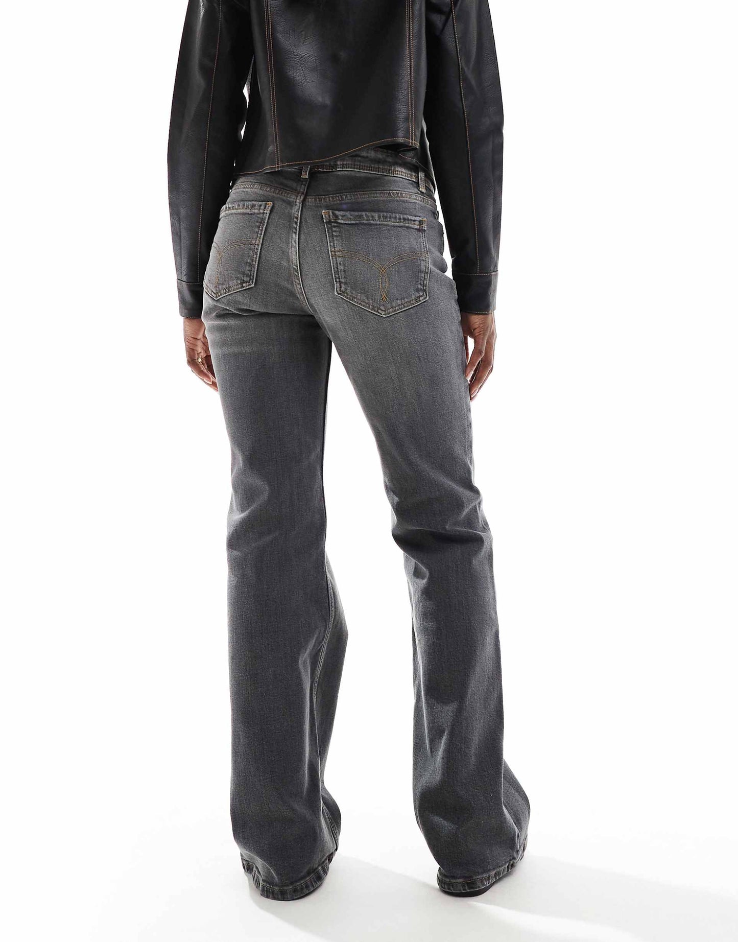 Low Rise Flared Jeans