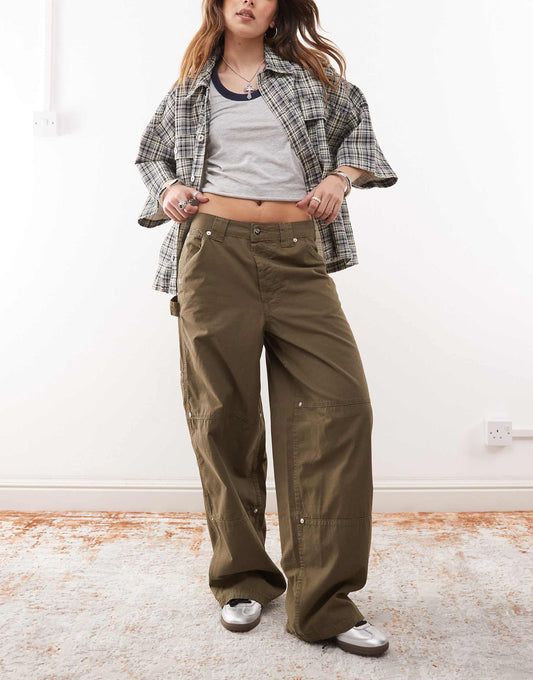 Carpenter Trouser With Contrast Stitch