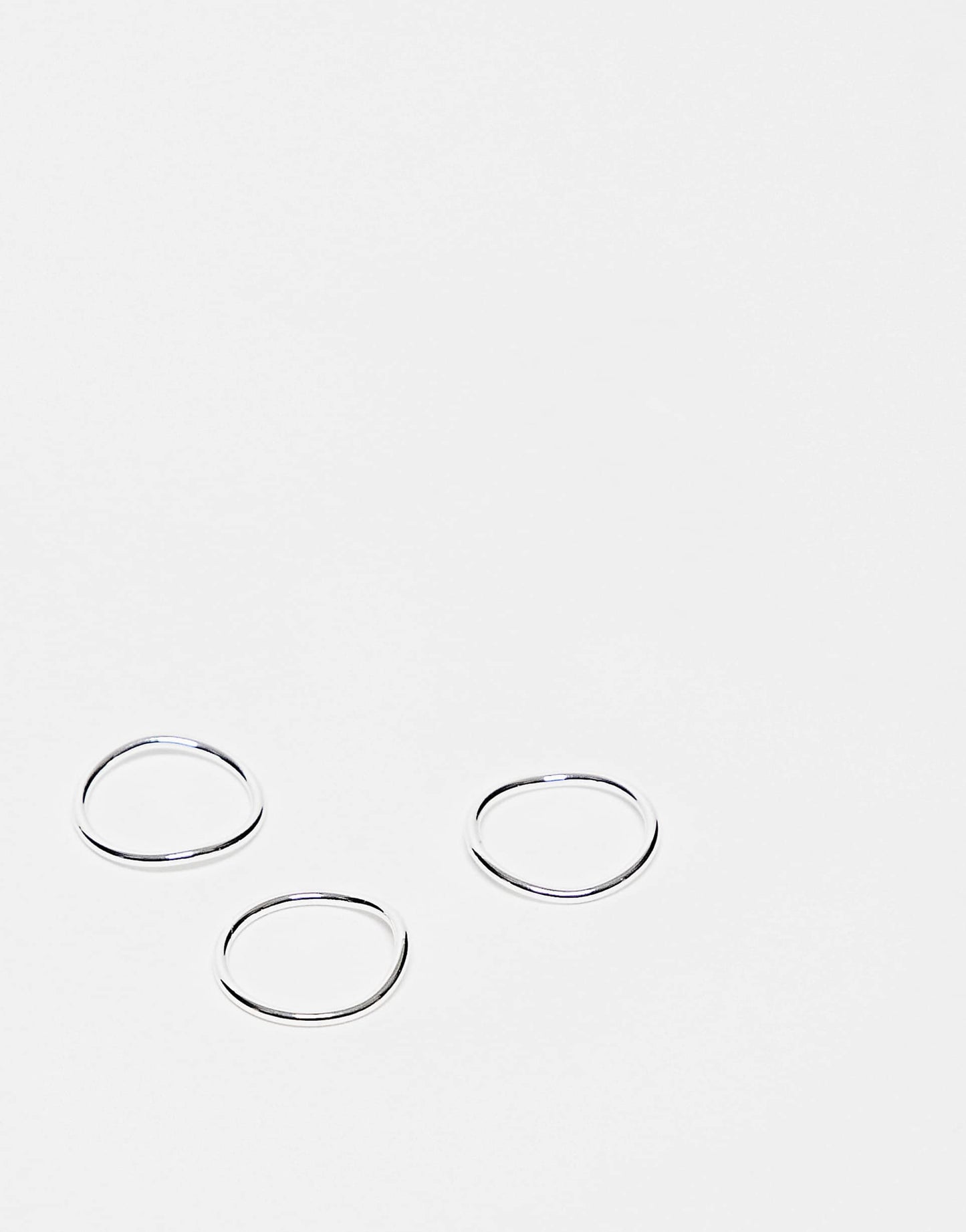 Silver Plated Stacking Ring