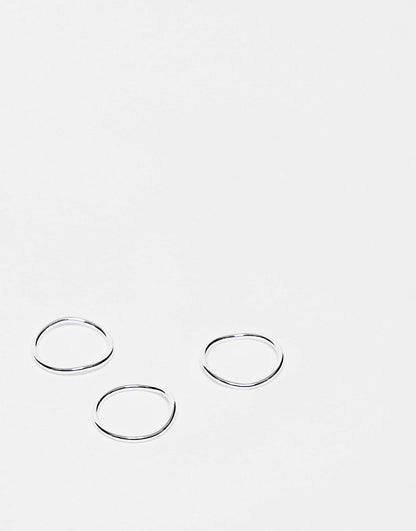 Silver Plated Stacking Ring