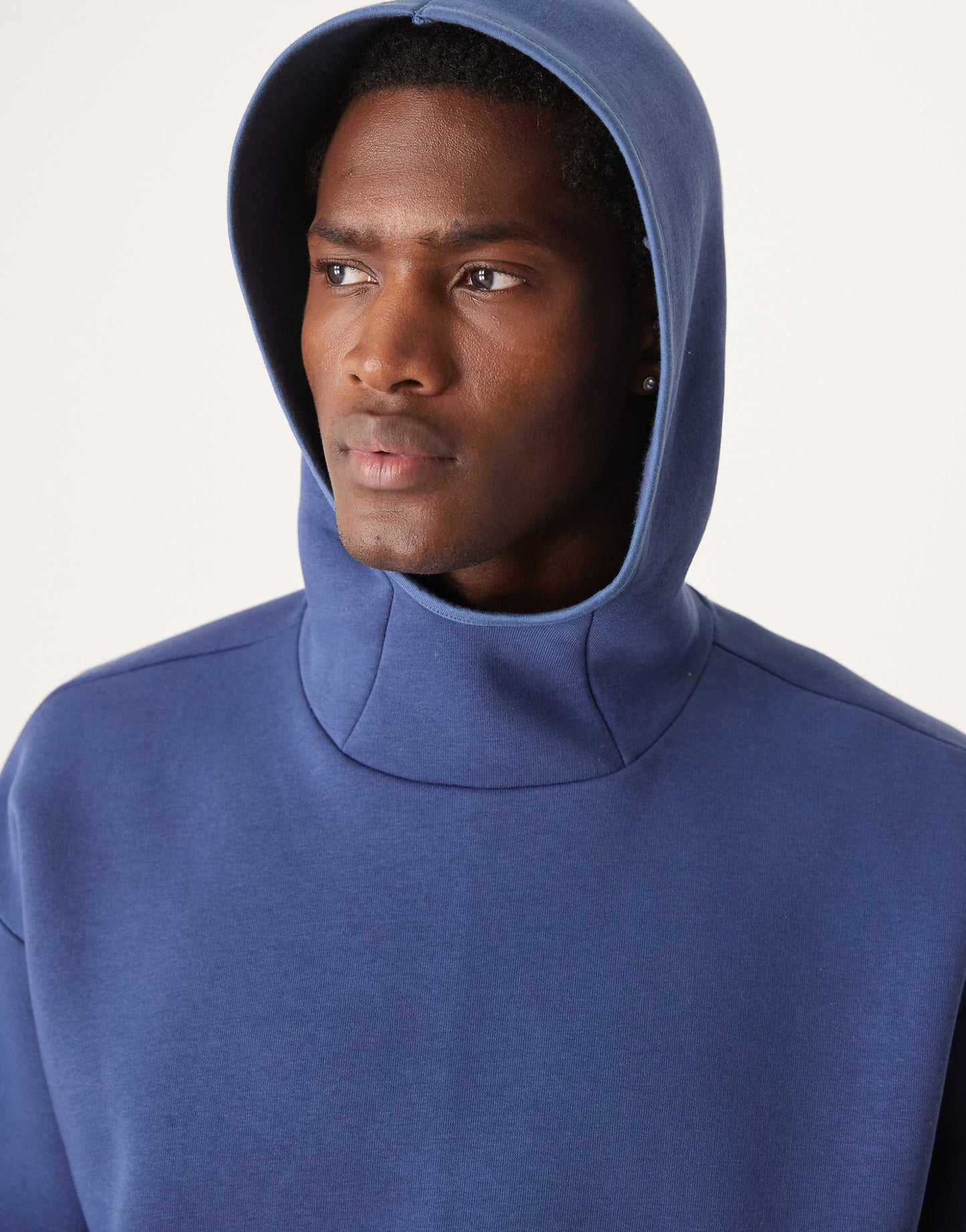 Super Oversized Boxy Funnel Neck Hoodie