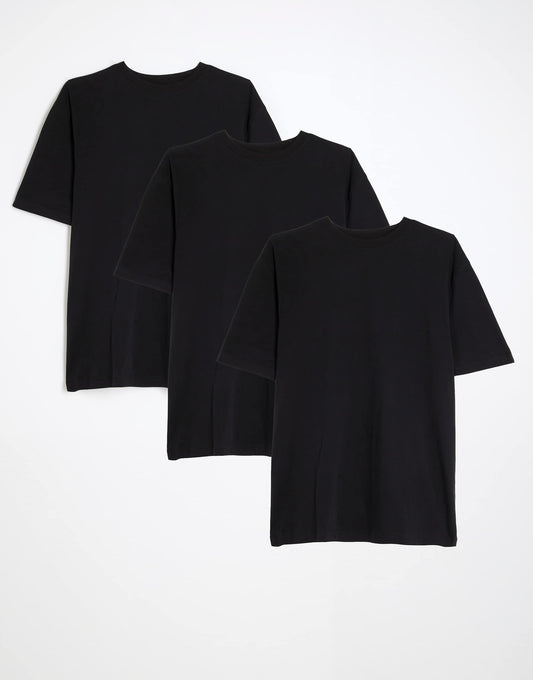 Regular 3 Pack Short Sleeve T-Shirts