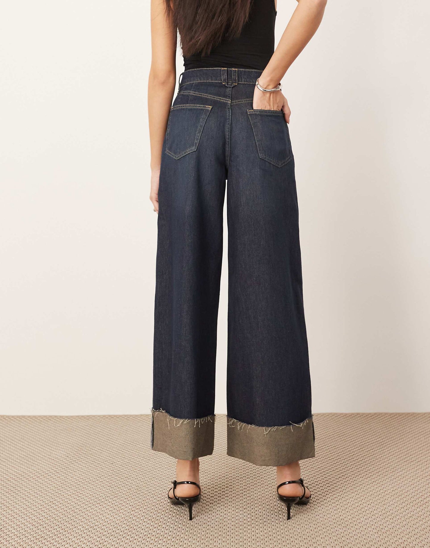Parker Denim High Waist Slouchy Turn Up Jean