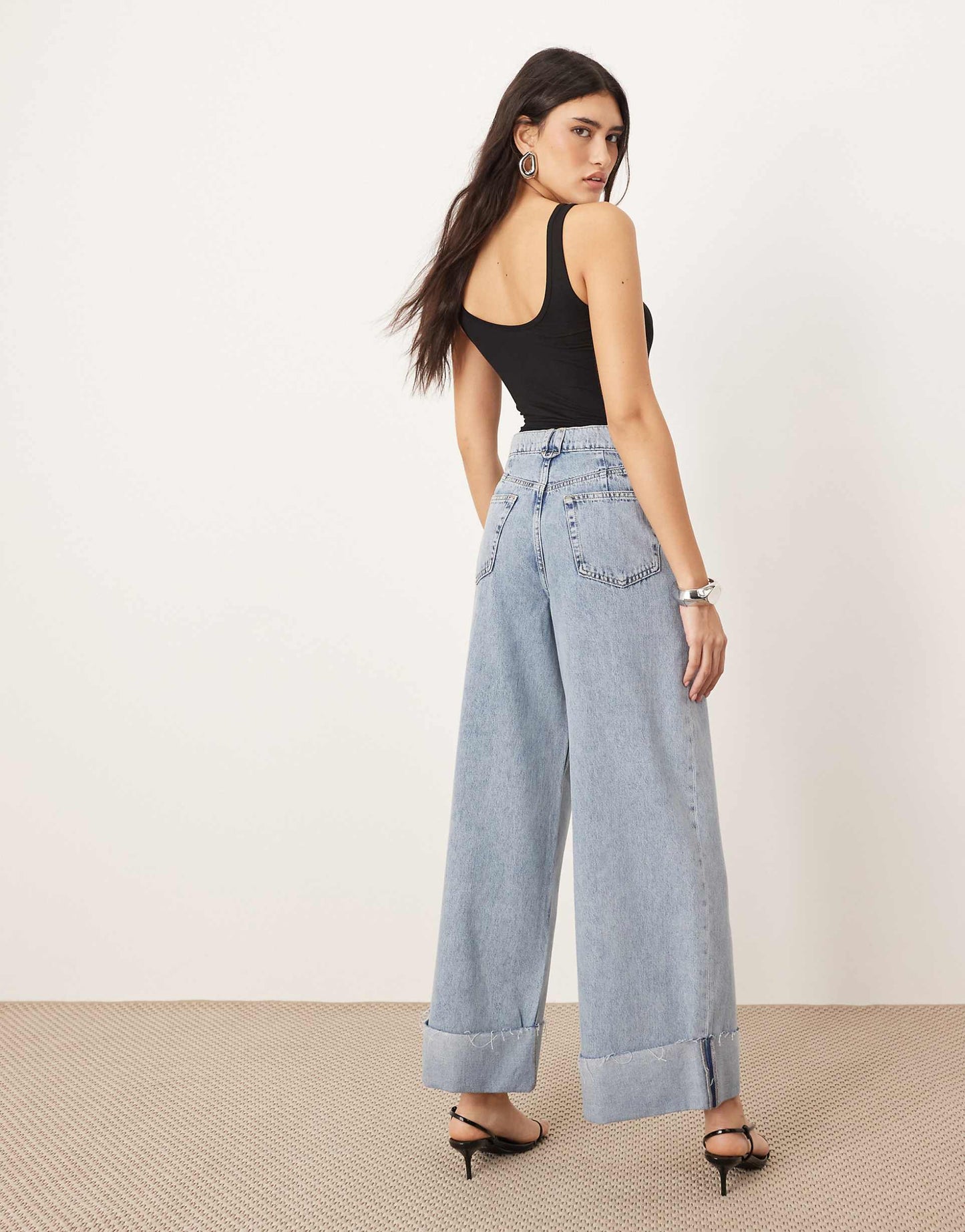 Parker Denim High Waist Slouchy Turn Up Jean