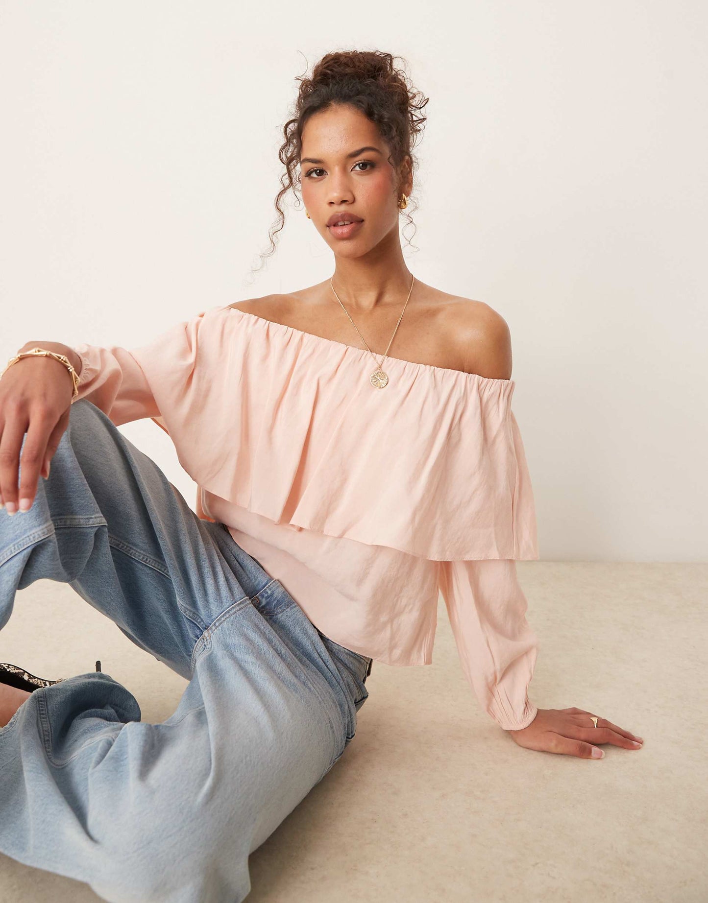 Off Shoulder Statement Top