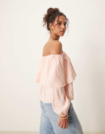 Off Shoulder Statement Top