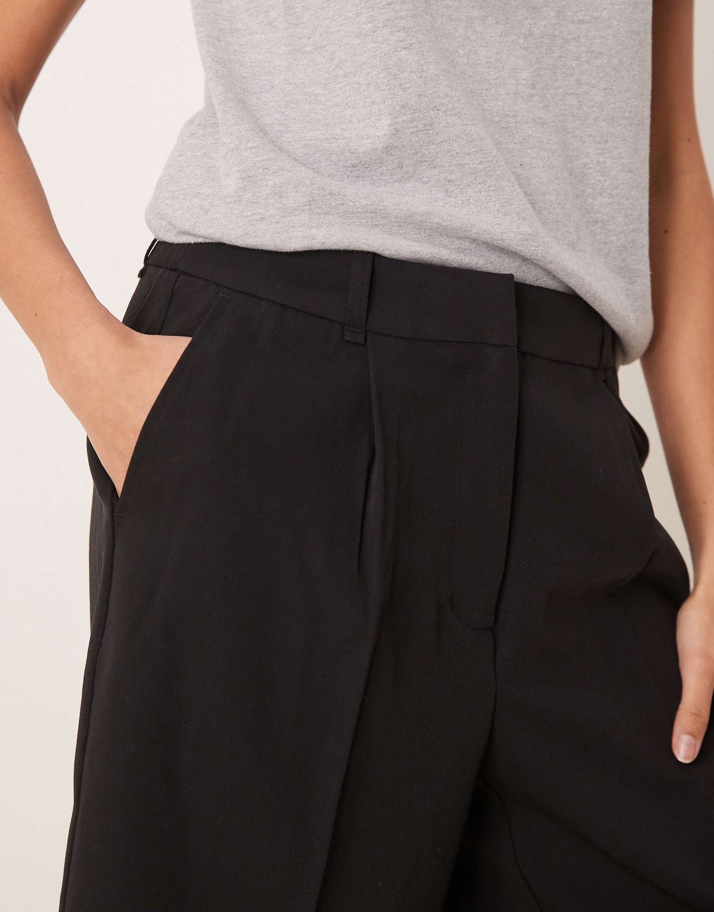 Pleat Front Tailored Shorts