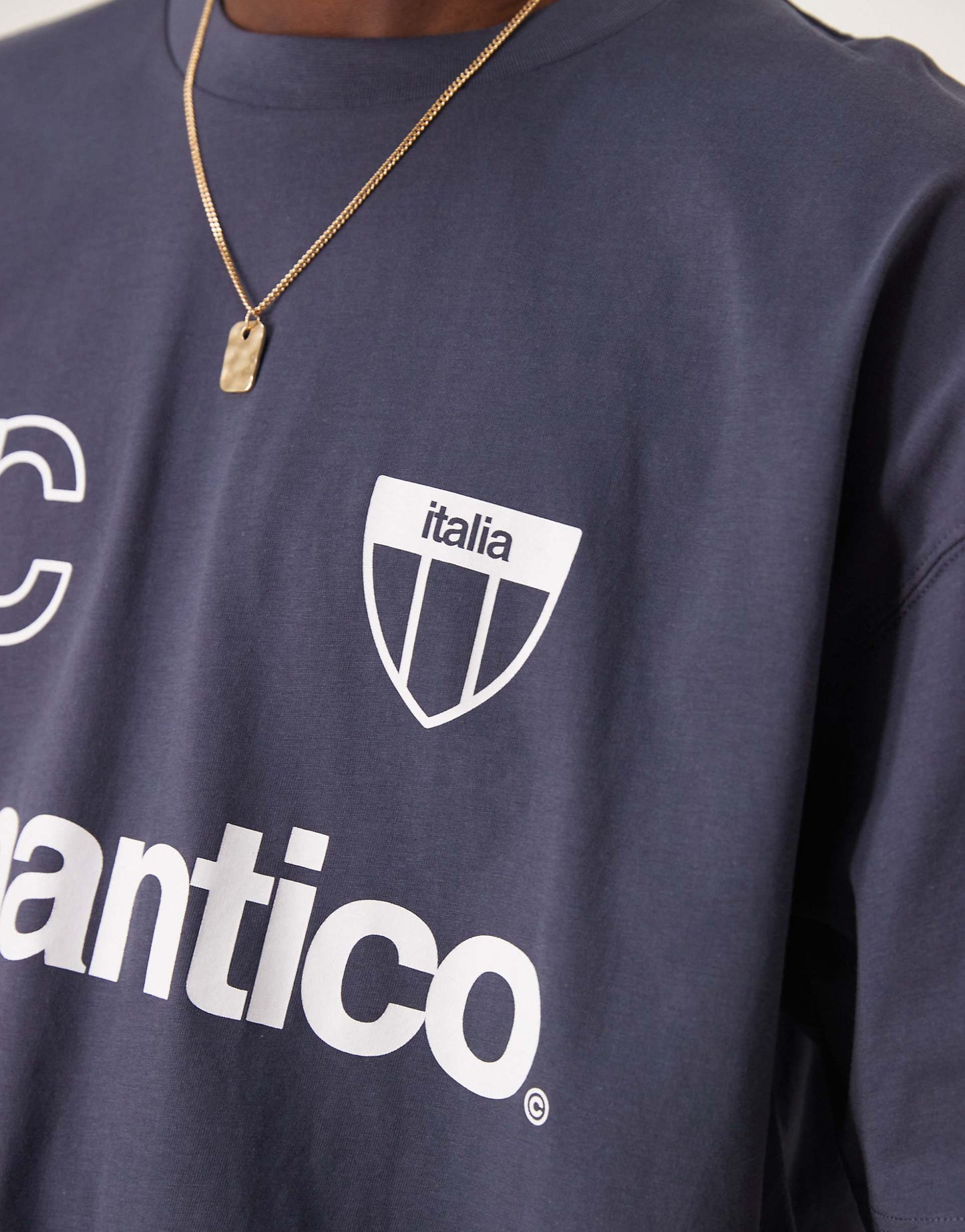Oversized T-Shirt With Sports Graphic