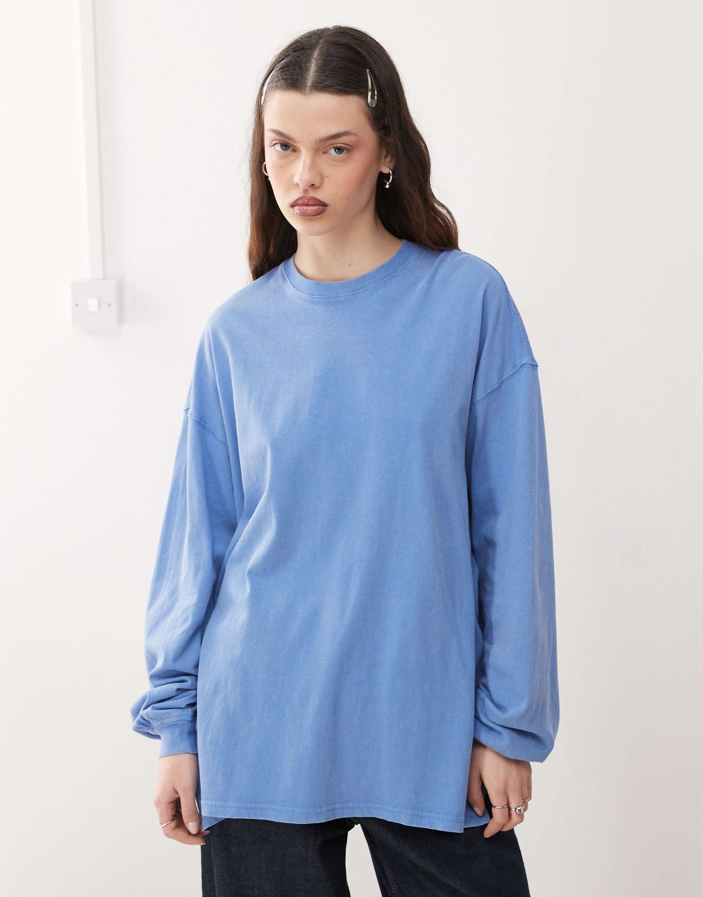 Lindy Super Oversized Long Sleeve T-Shirt