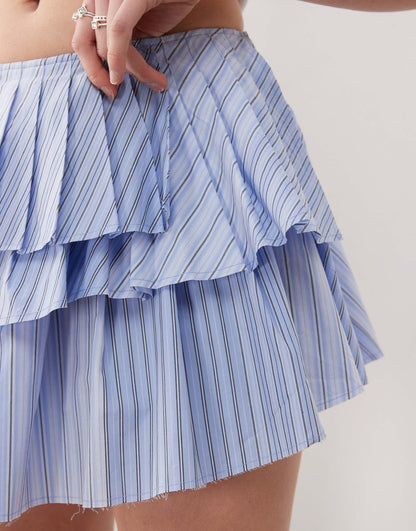 Viola Pleated Mini Skirt