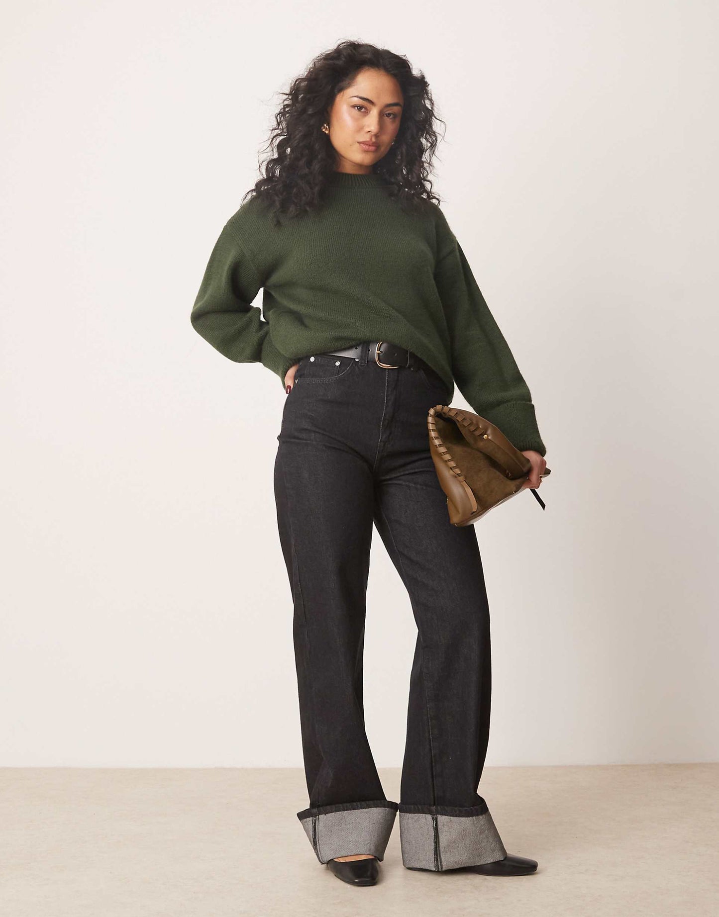 Crew Neck Knitted Jumper