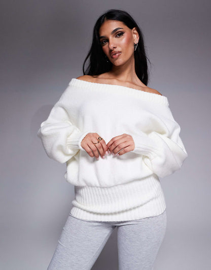 One Shoulder Cinched Waist Jumper