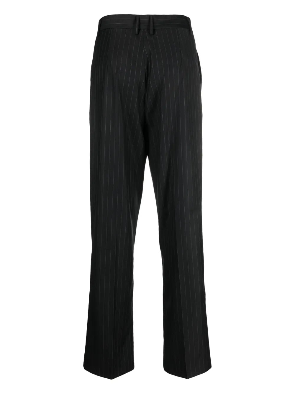 Pinstripe-Print Tailored Trousers