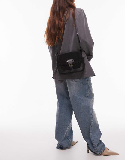 Leather Western Crossbody