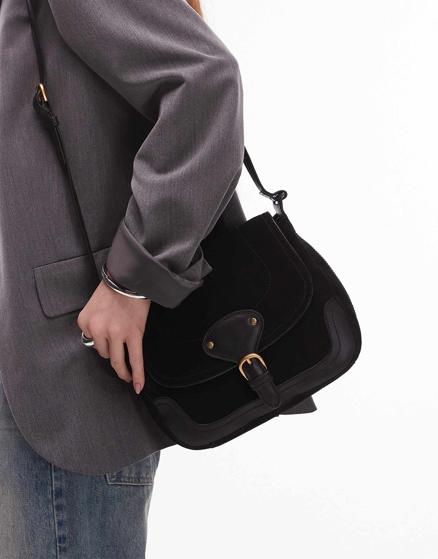 Leather Western Crossbody