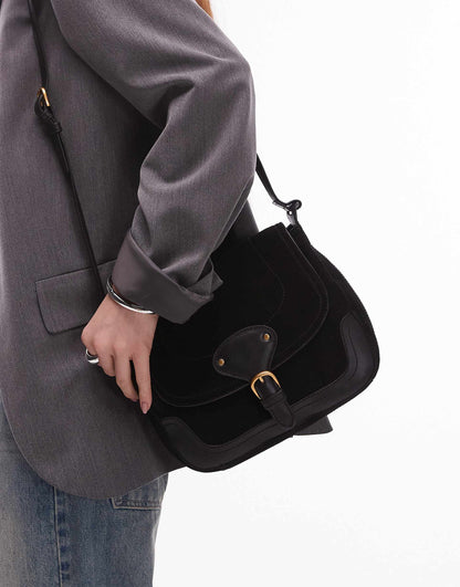 Leather Western Crossbody