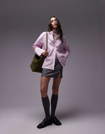 Deep Cuff Poplin Shirt