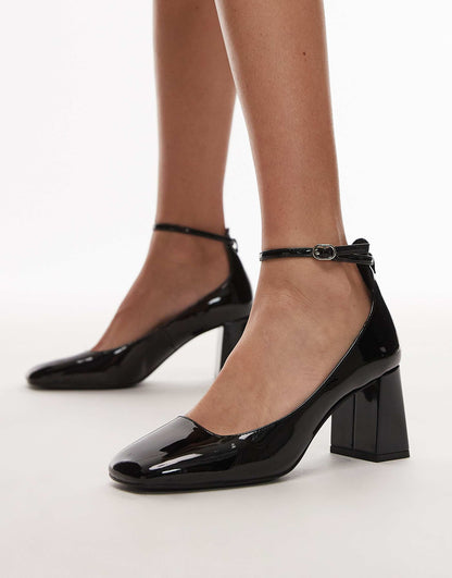 Heeled Mary Janes
