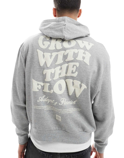 Oversized  Hoodie With Back Print