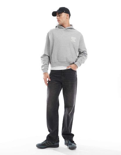 Oversized  Hoodie With Back Print