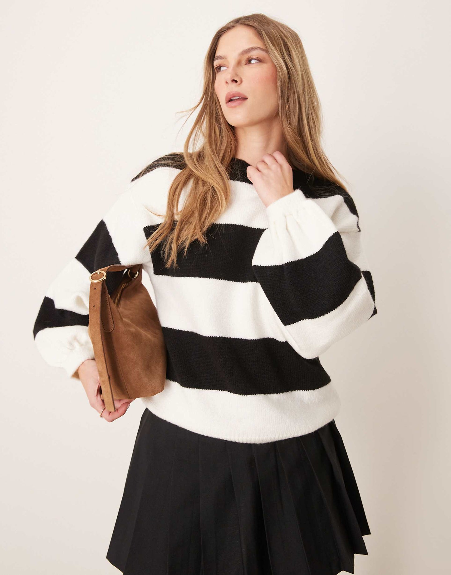 Slouchy Balloon Sleeve Jumper
