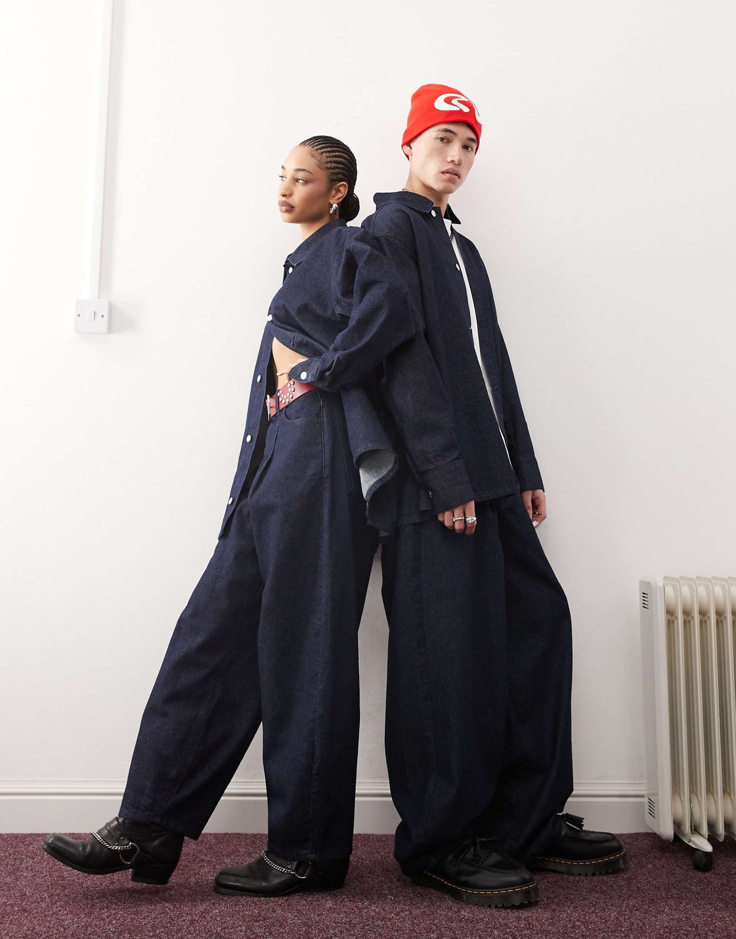 Unisex Oversized Denim Shirt