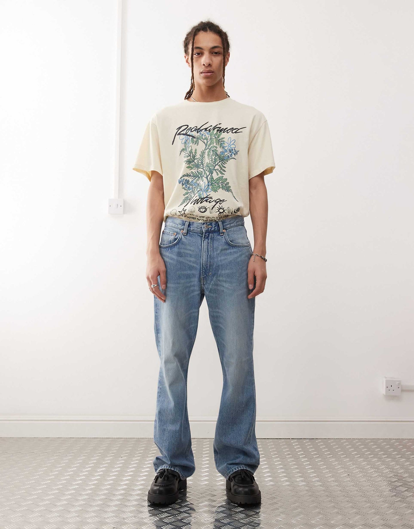 Mercury Wide Leg Flare Jeans