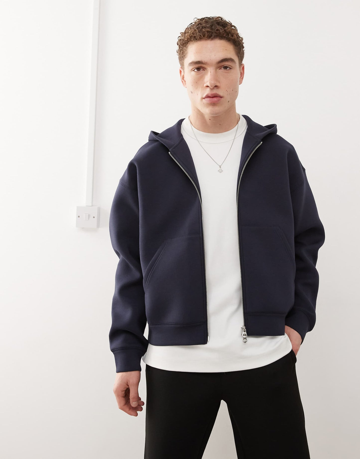 Simon Scuba Zip Through Hoodie