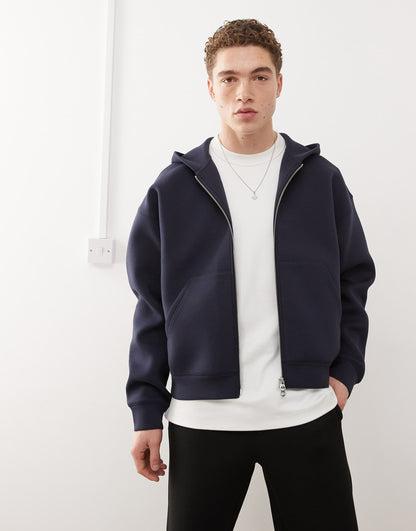 Simon Scuba Zip Through Hoodie