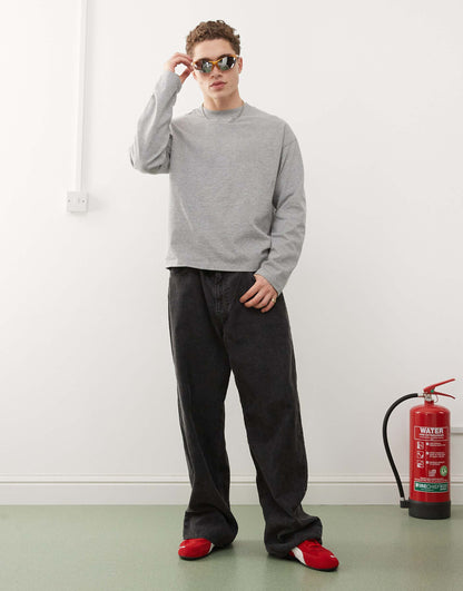 Boxy Fit Long Sleeve T-Shirt