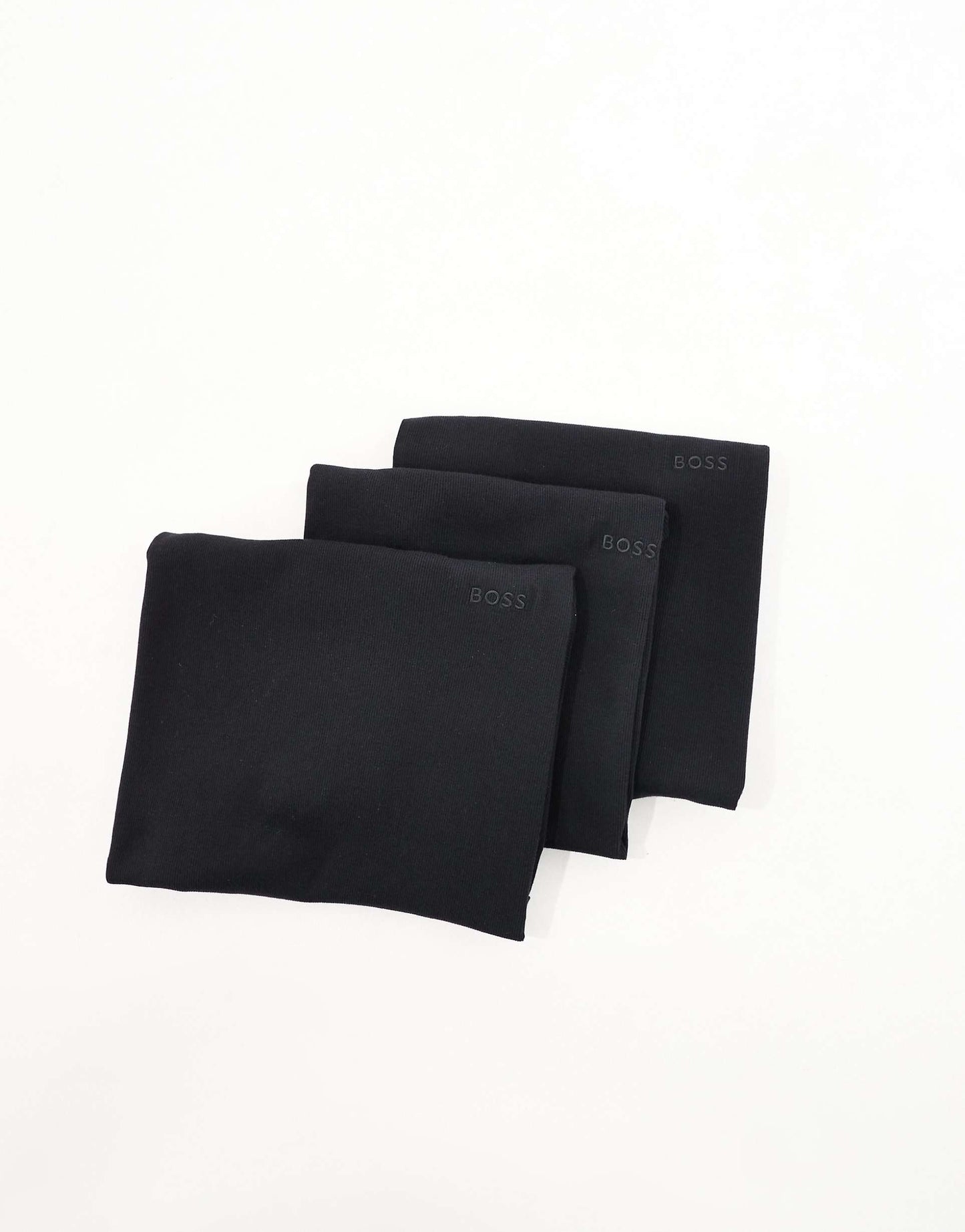 3-Pack Ribbed Logo Vests