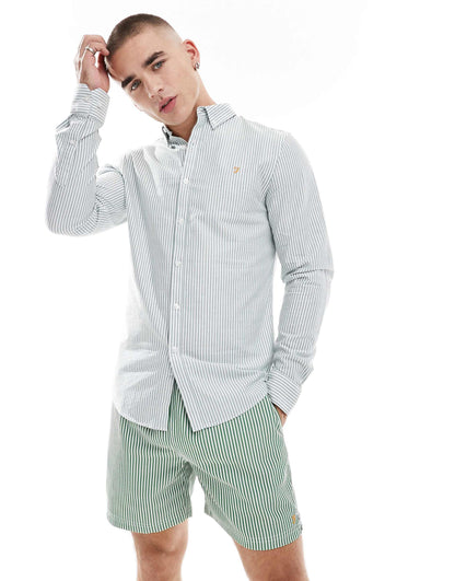 Brewer Co-Ord Stripe Long Sleeve Shirt