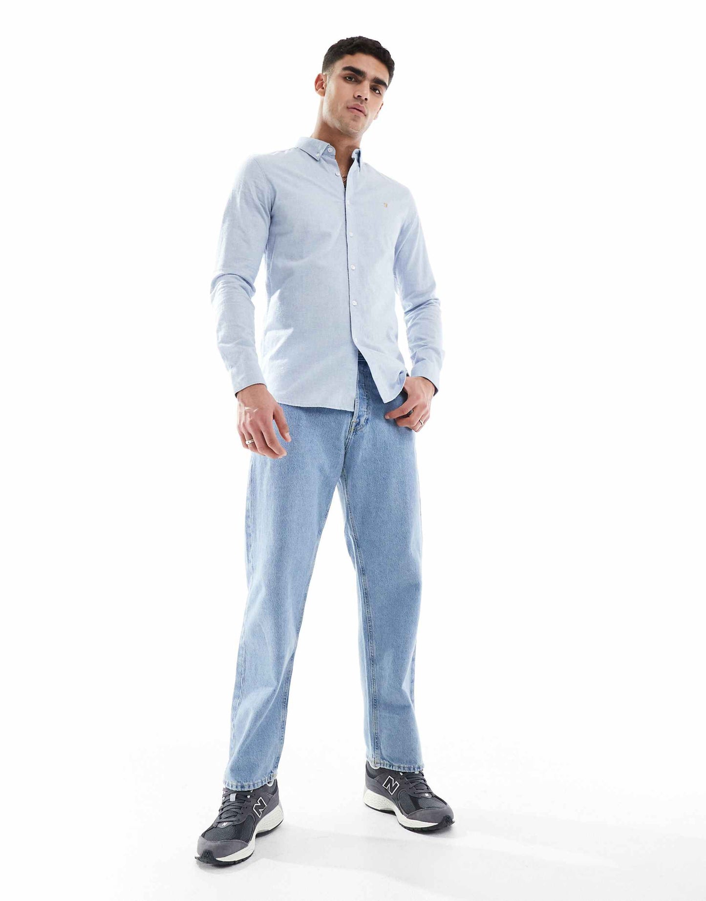 Steen Long Sleeve Oxford Shirt