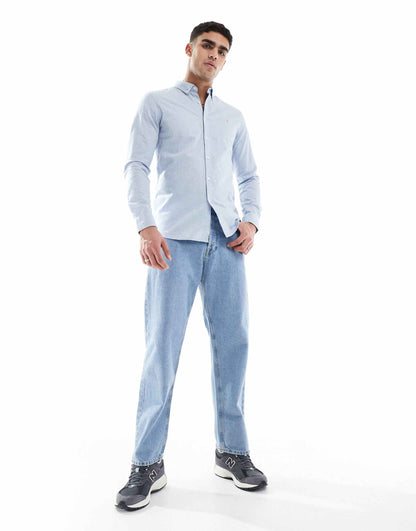 Steen Long Sleeve Oxford Shirt