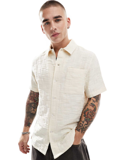 Fleet Short Sleeve Revere Collared Shirt