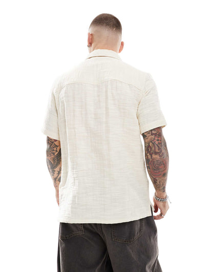 Fleet Short Sleeve Revere Collared Shirt