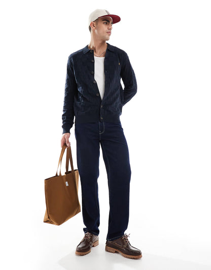 Trinity Button Up Long Sleeve Knitted Shirt