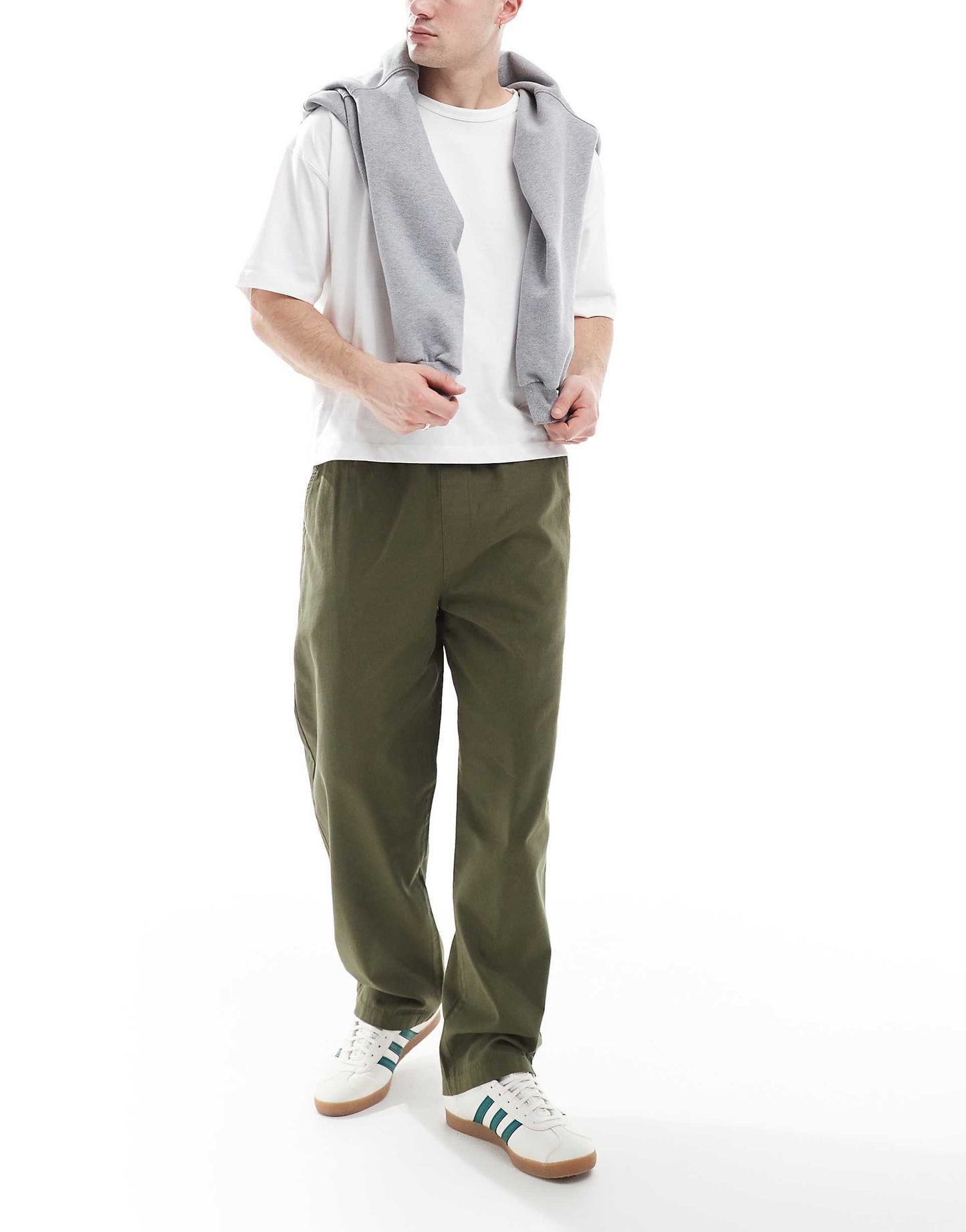 Greenport Canvas Loose Fit Trousers