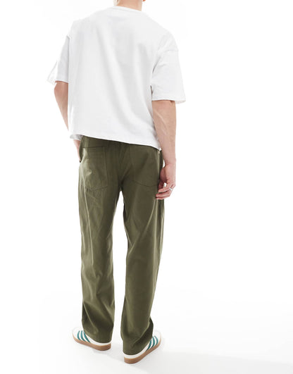 Greenport Canvas Loose Fit Trousers