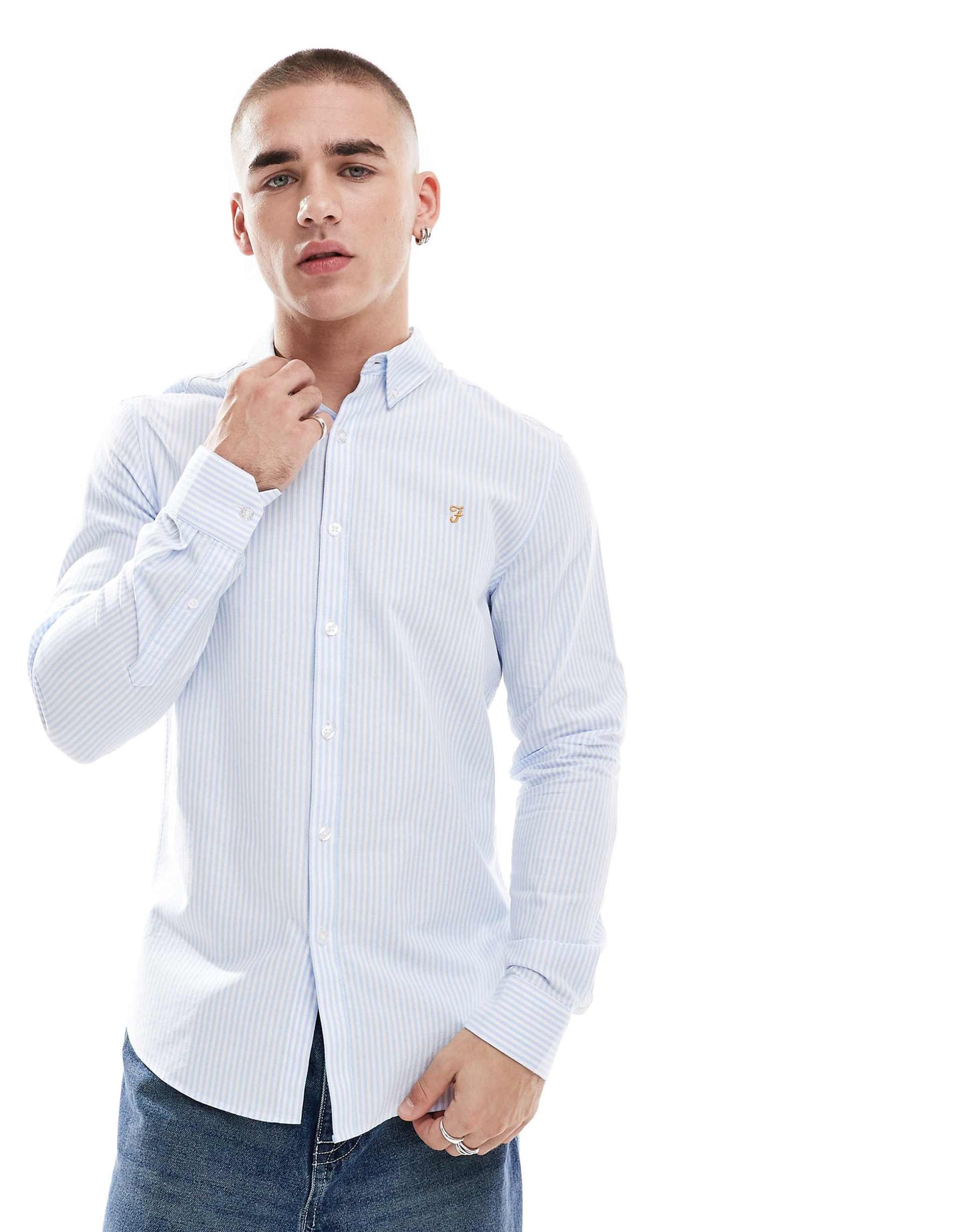 Brewer Stripe Long Sleeve Shirt