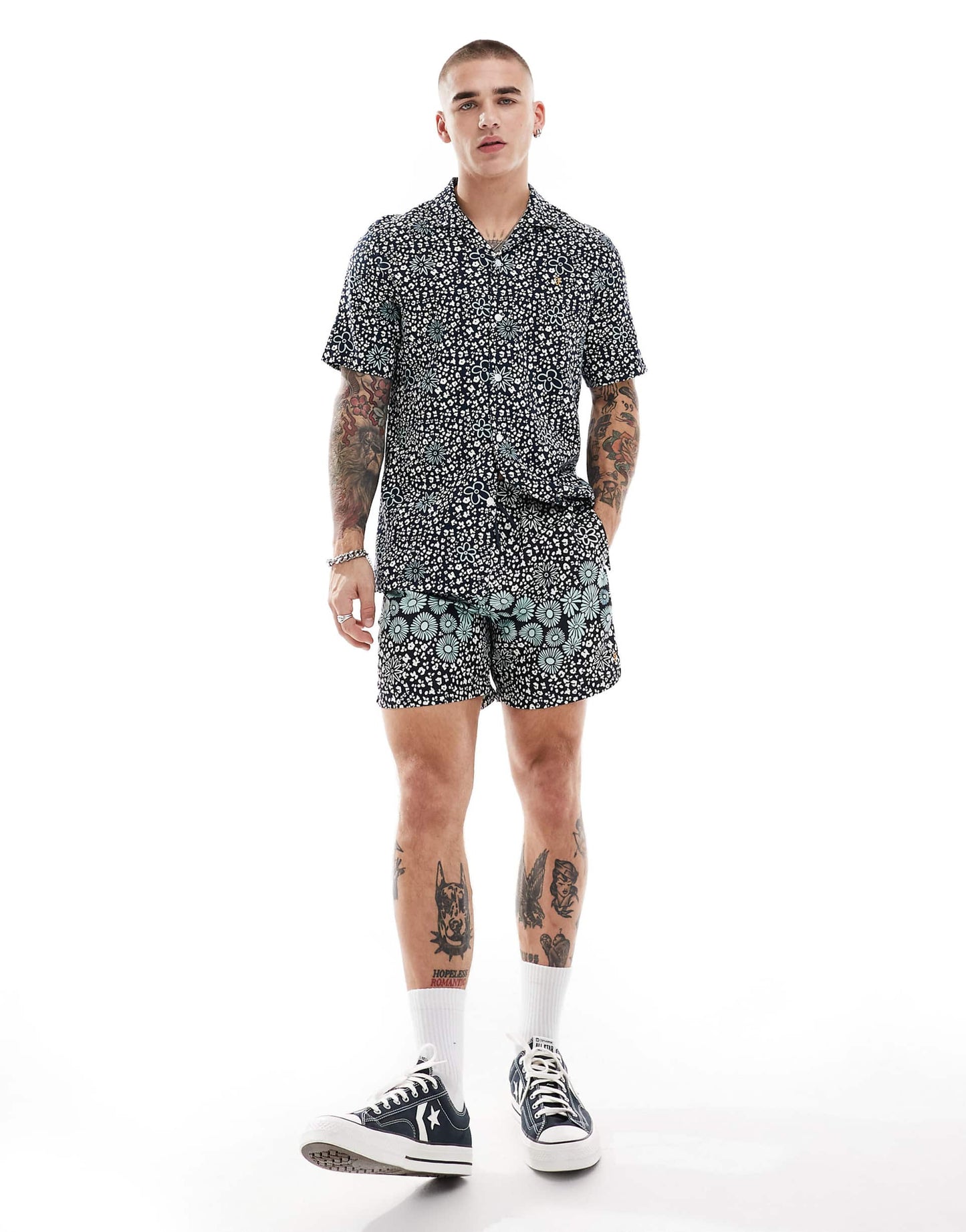 Colbert Co-Ord Flower Print Swim Shorts