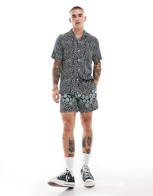 Colbert Co-Ord Flower Print Swim Shorts
