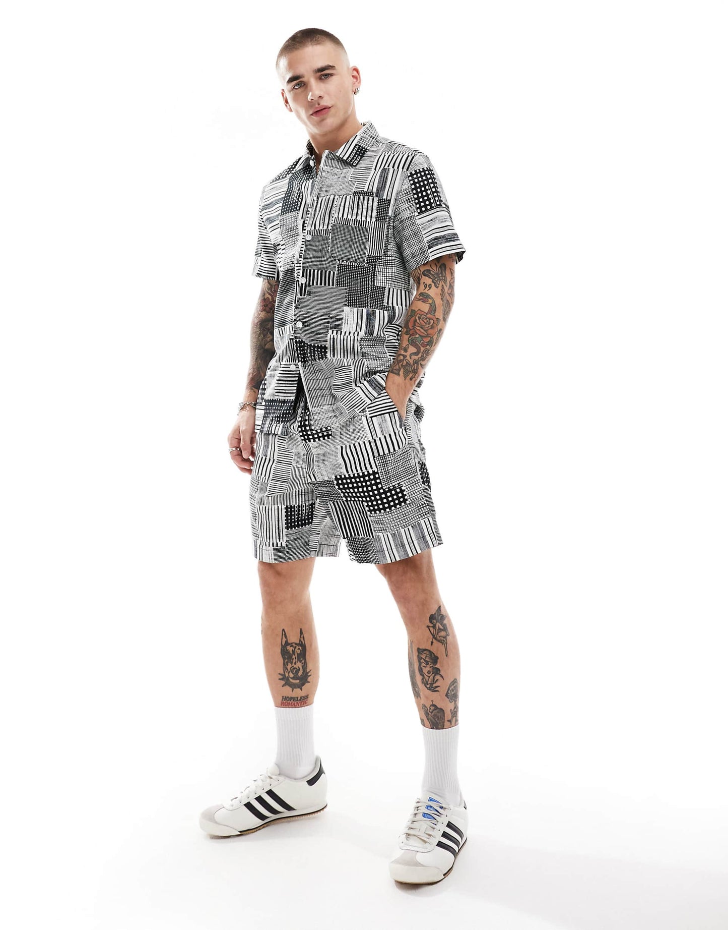 Redwald Co-Ord Archive Print Shorts