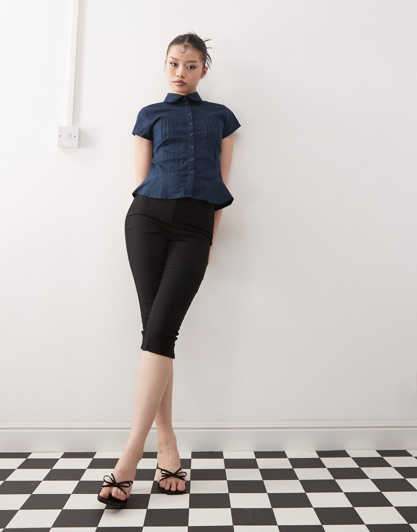 Wilmot Pintuck Fitted Blouse