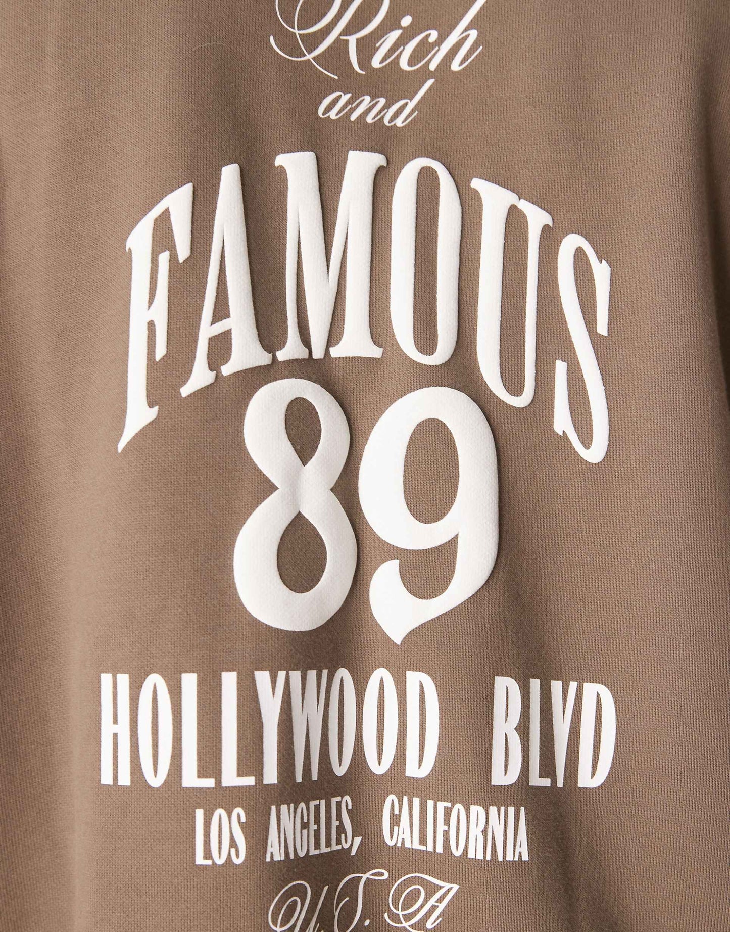 Extreme Oversized Sweatshirt With Front And Back Puff Print