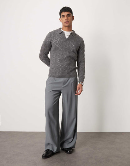 Loose Fit Smart Trousers