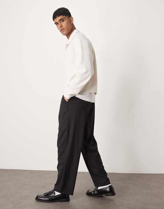 Loose Skater Fit Smart Trousers