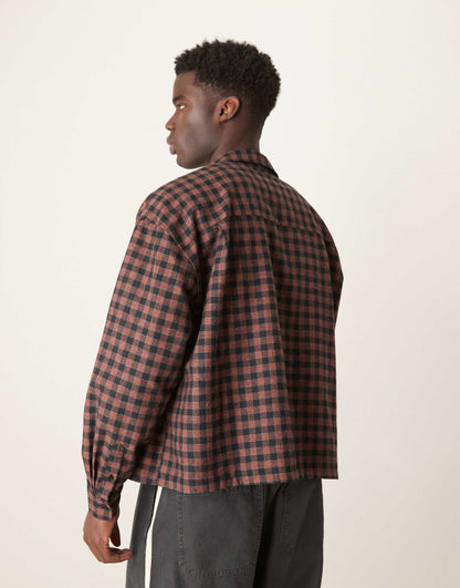 Volume Oversized Boxy Shirt With Pockets