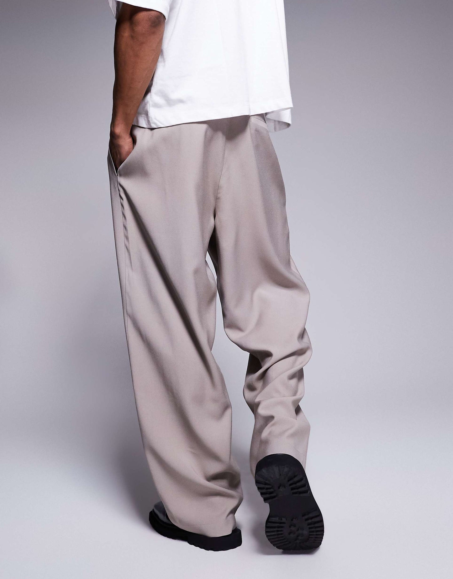 Wide Leg Smart Trousers