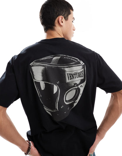 Oversized T-Shirt With Motorsport Graphic